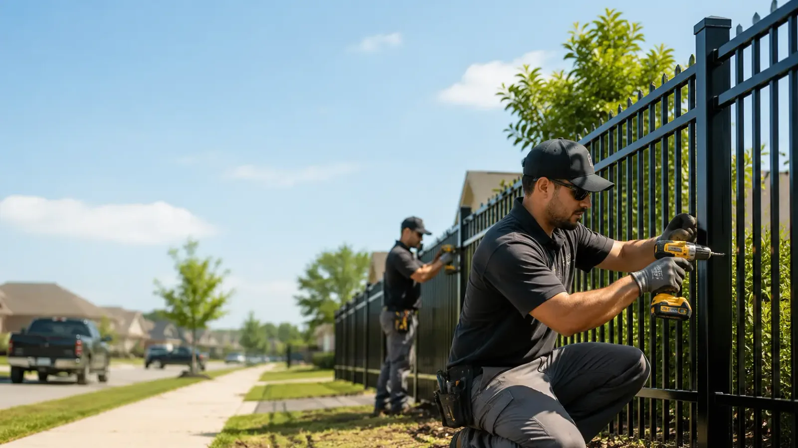 Metal Fence Installation in Millican, TX